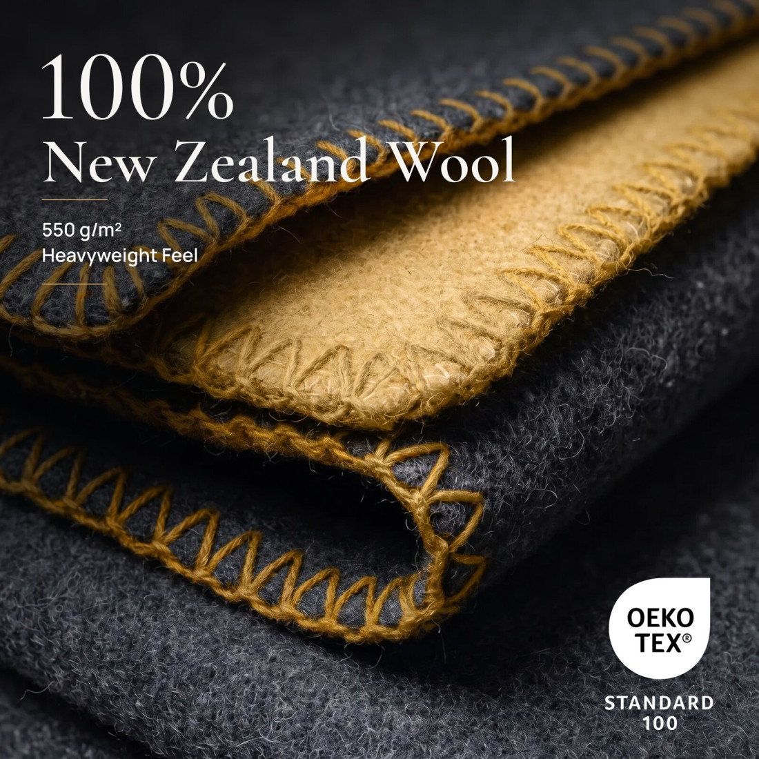 Reversible 100% Wool Blanket · 3
