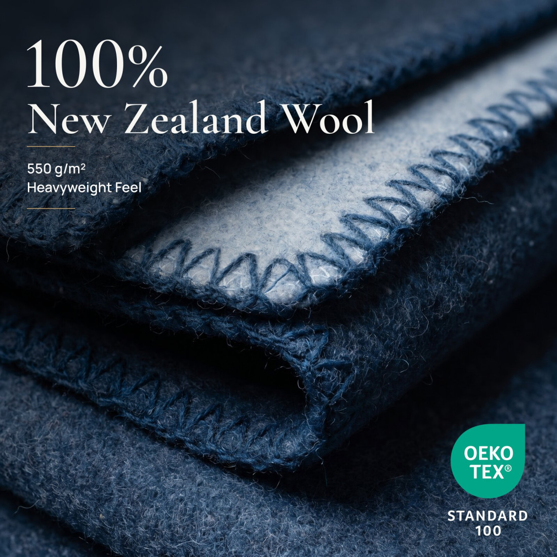 Reversible 100% Wool Blanket · 3