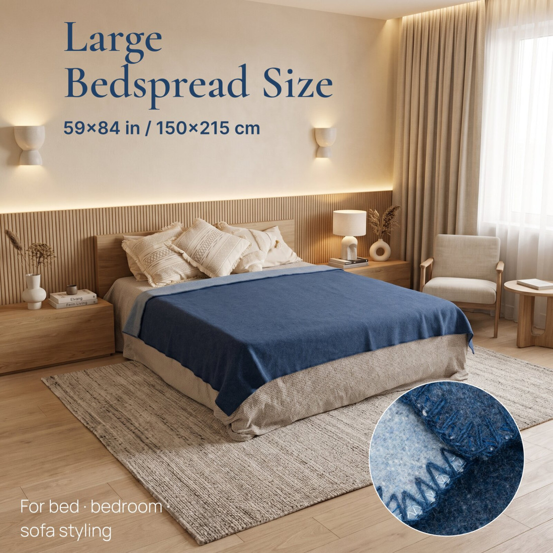 Reversible 100% Wool Blanket · 4