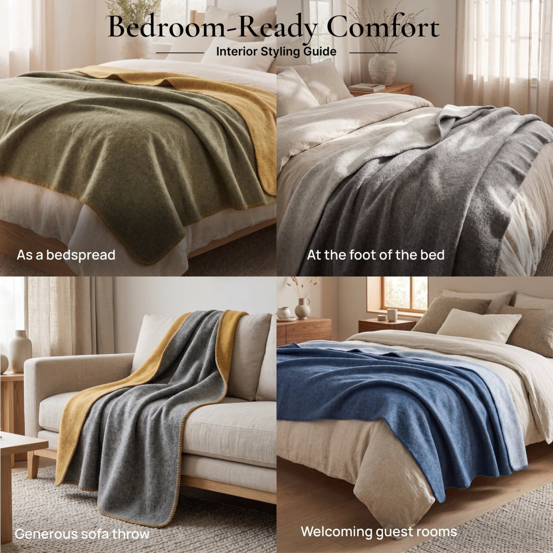 Reversible 100% Wool Blanket · 5