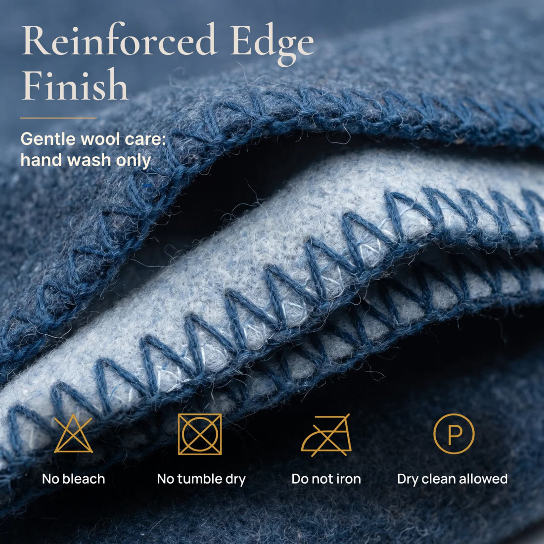 Reversible 100% Wool Blanket · 7