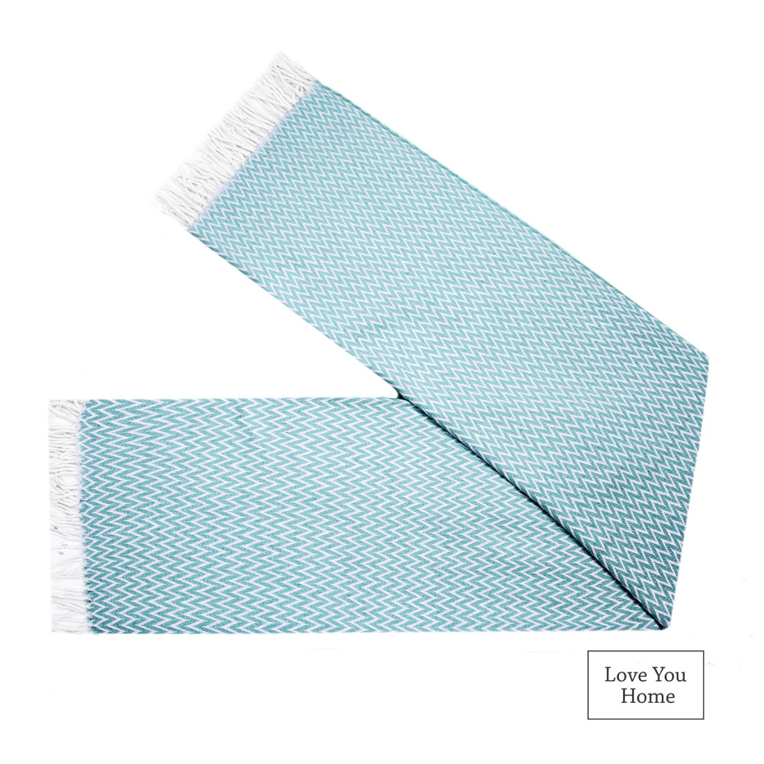 Cotton blanket with Chevron Corners · 5