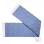 Baumwolle Decke Ecken Chevron LoveYouHome (140x200 cm / Hellblau - Weiß) Baumwolle Decke Ecke...