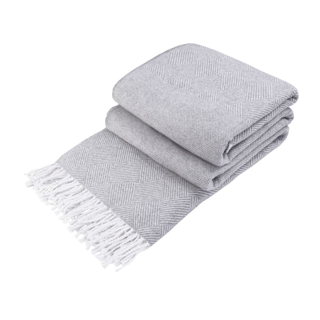 Cotton Blanket Squares & Diamonds