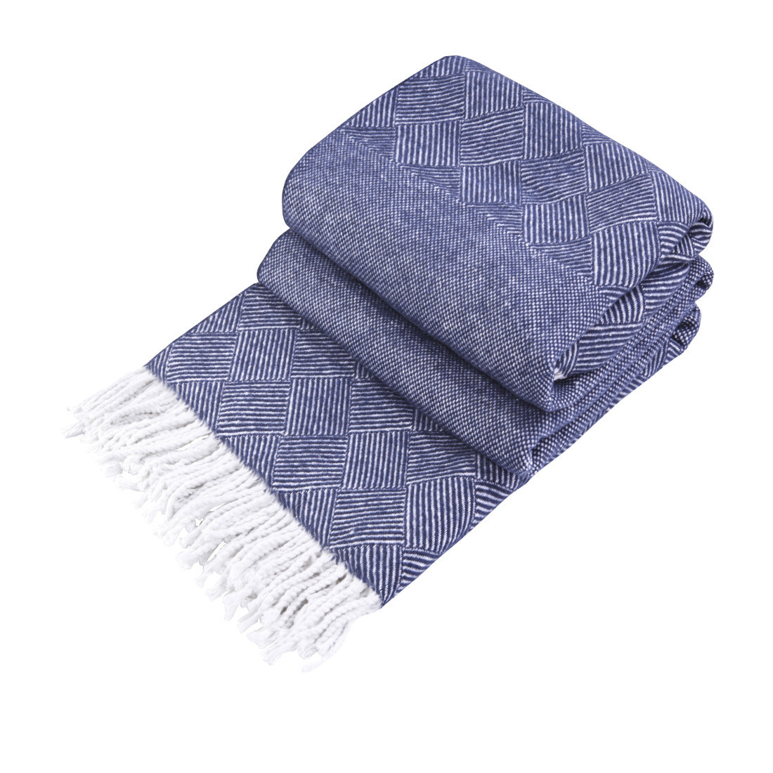 Cotton Blanket Squares & Diamonds