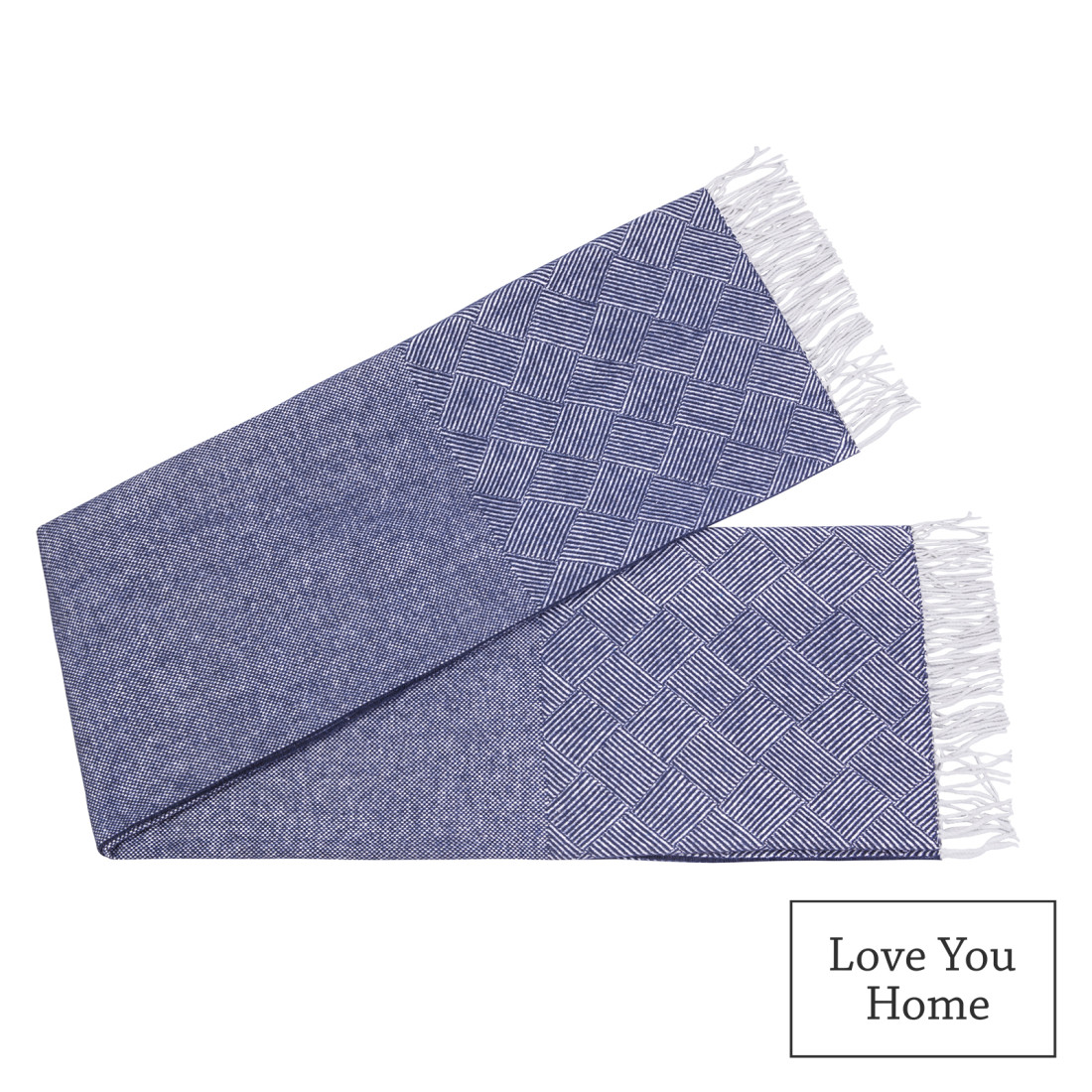 Cotton Blanket Squares & Diamonds · 2