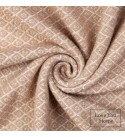 Baumwolle Decke Geometrie LoveYouHome (140x200 cm / Beige - Weiß)
