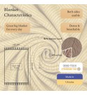 Merino Wolldecke Rautenmuster LoveYouHome (140x200 cm / Senf-Gelb - Weiß)
