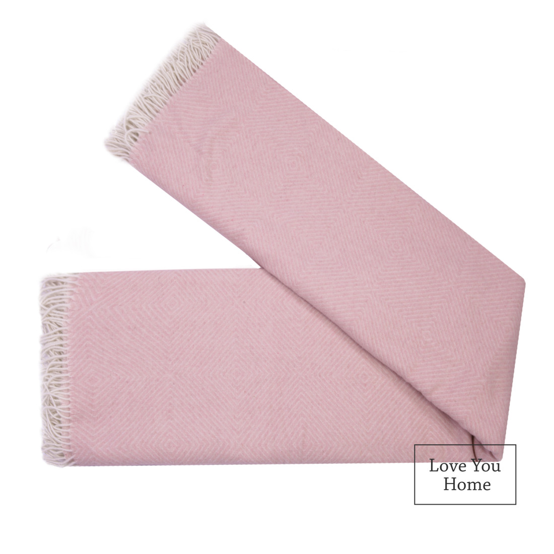Merino Wool Blanket Diamond Pattern · 5