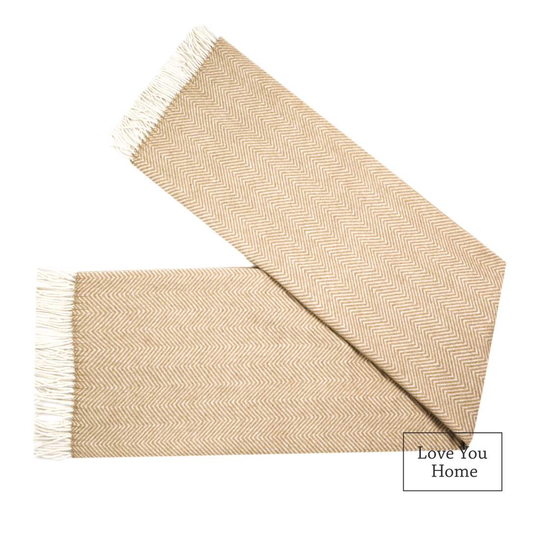 Merino Wool Blanket Corners Chevron · 5