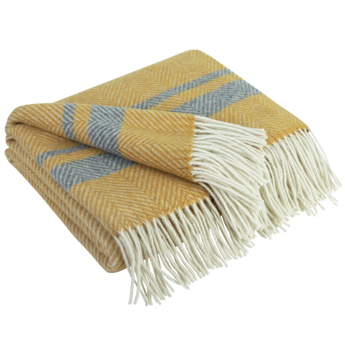 Merino Wool Blanket Stripes