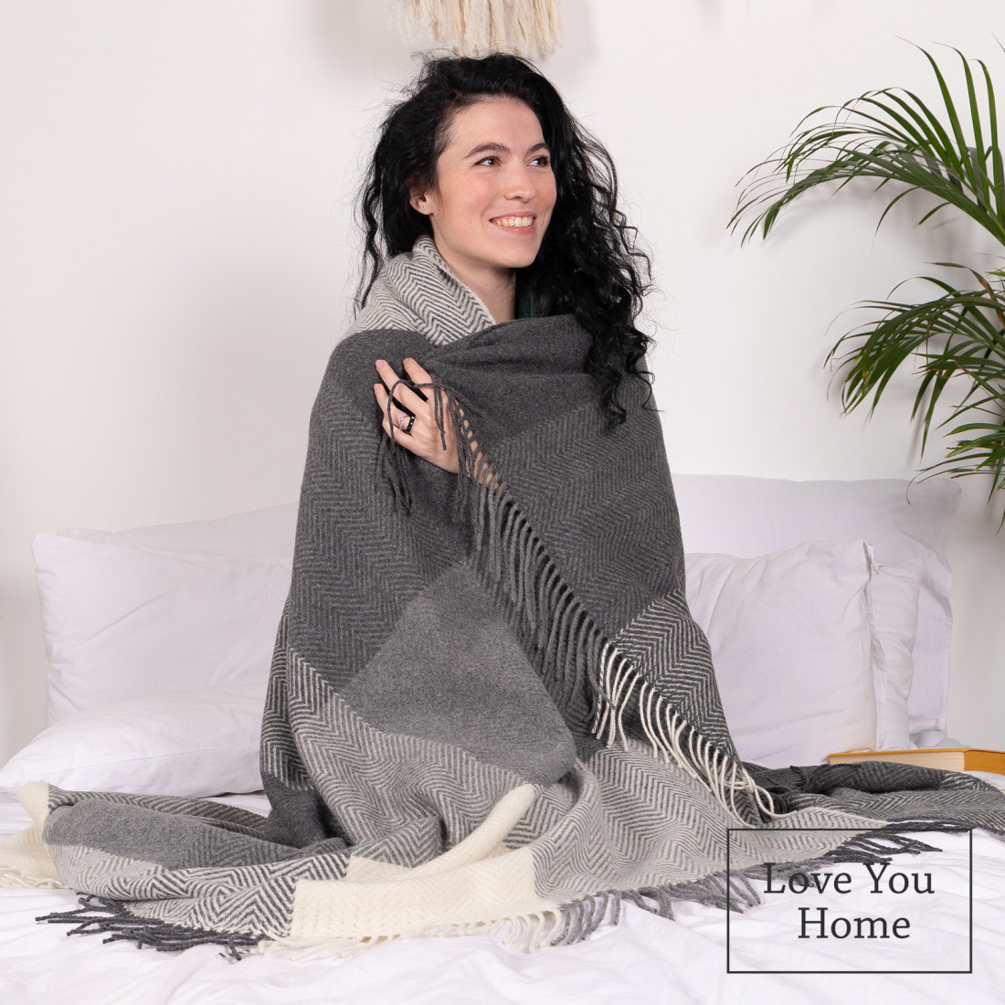 Merino Wool Blanket Squares Gradient · 5