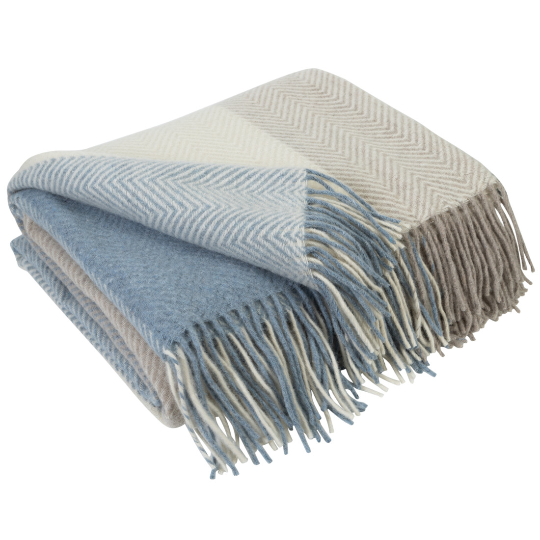 Merino Wool Blanket Squares Gradation