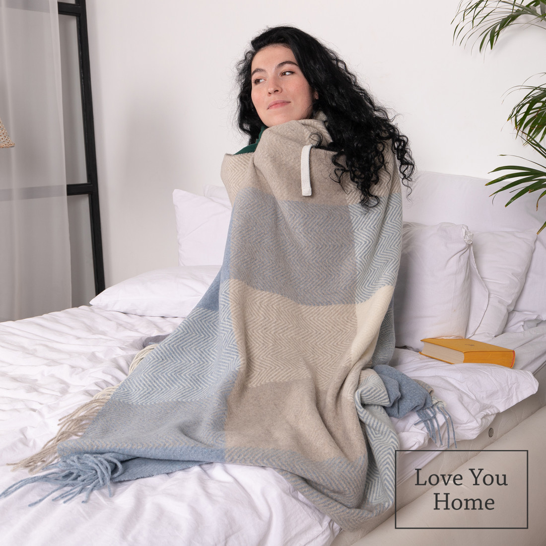 Merino Wool Blanket Squares Gradation · 5