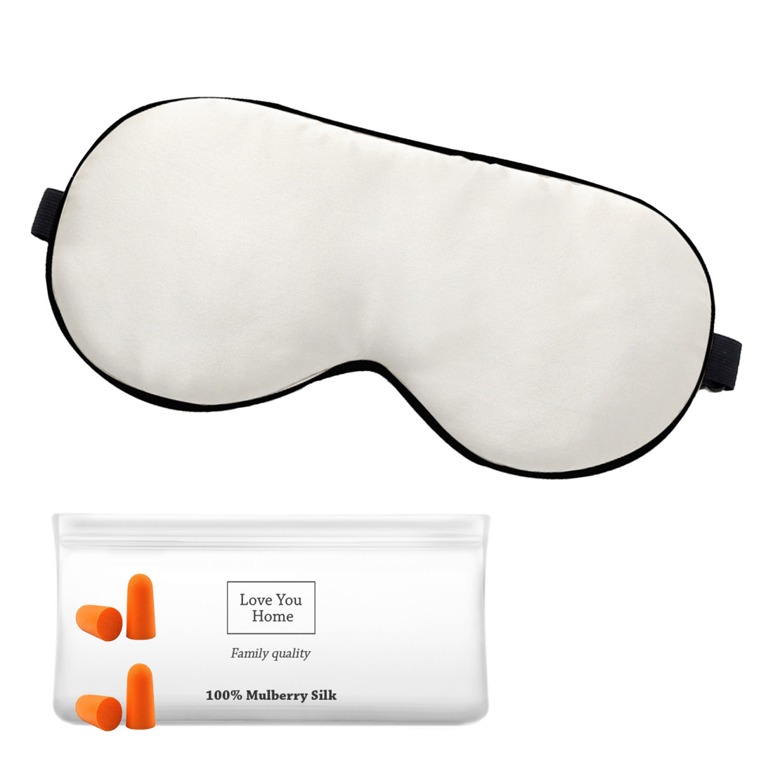 Silk Sleep Mask with Earplugs