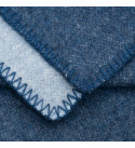80% Merino Wolldecke LoveYouHome (150x215 cm / Hellblau - Blau)