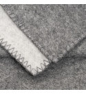 80% Merino Wolldecke LoveYouHome (150x215 cm / Hellgrau - Grau)